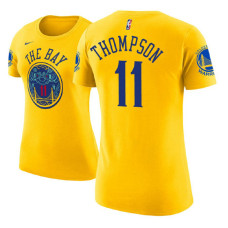 Women's Golden State Warriors #11 Klay Thompson City T-Shirt