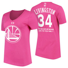 Women's Golden State Warriors #34 Shaun Livingston Mother's Day T-Shirt