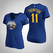 Women's Golden State Warriors Klay Thompson #11 2019 Western Conference Champions Royal T-Shirt