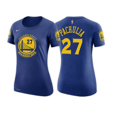 Women's Zaza Pachulia Golden State Warriors #27 Icon Blue T-Shirt