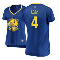 Women's Golden State Warriors #4 Quinn Cook Icon 2022 Champions Jersey