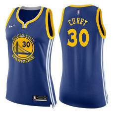 Women's Golden State Warriors #30 Stephen Curry Blue Icon Jersey