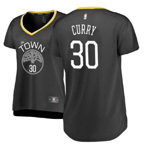 Women's Stephen Curry Golden State Warriors Statement Edition Gray Replica Jersey Women's Stephen Curry Golden State Warriors Statement Edition Gray Replica Jersey