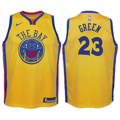 Youth Draymond Green Golden State Warriors City Edition Gold Swingman 2022 Champions Jersey Youth Draymond Green Golden State Warriors City Edition Gold Swingman 2022 Champions Jersey