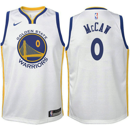 Youth Golden State Warriors #0 Patrick McCaw White Association Jersey Youth Golden State Warriors #0 Patrick McCaw White Association Jersey