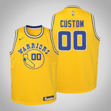 Youth Golden State Warriors #00 Custom Hardwood Classics Jersey Youth Golden State Warriors #00 Custom Hardwood Classics Jersey