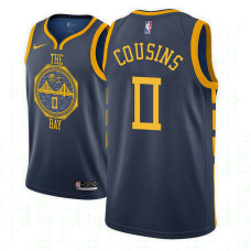 Youth Golden State Warriors #0 DeMarcus Cousins Navy City 2022 Champions Jersey