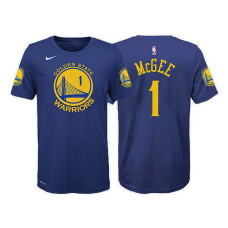 Youth Golden State Warriors #1 JaVale McGee Blue Icon T-Shirt