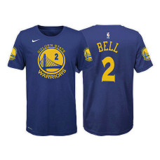Youth Golden State Warriors #2 Jordan Bell Blue Icon T-Shirt