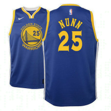 Youth Golden State Warriors #25 Kendrick Nunn Royal Icon Jersey