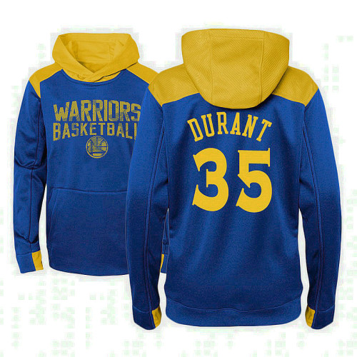 Youth Golden State Warriors #35 Kevin Durant Royal Outerstuff Off The Court Hoodie Youth Golden State Warriors #35 Kevin Durant Royal Outerstuff Off The Court Hoodie