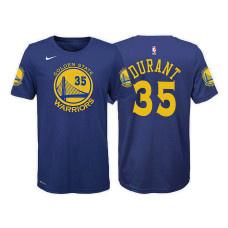 Youth Golden State Warriors #35 Kevin Durant Blue Icon T-Shirt