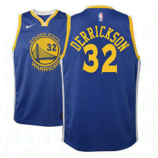 Youth Golden State Warriors #32 Marcus Derrickson Icon 2022 Champions Jersey