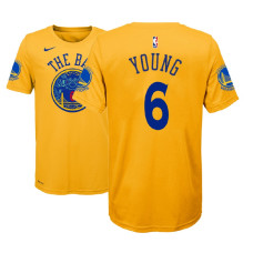 Youth Nick Young Golden State Warriors #6 City Edition Gold T-Shirt Youth Nick Young Golden State Warriors #6 City Edition Gold T-Shirt