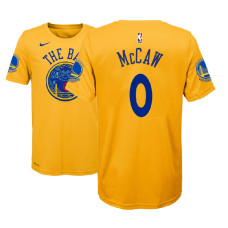 Youth Patrick McCaw Golden State Warriors #0 City Edition Gold T-Shirt