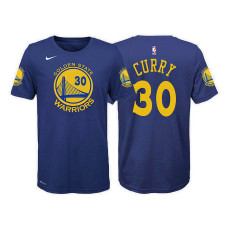 Youth Golden State Warriors #30 Stephen Curry Blue Icon T-Shirt