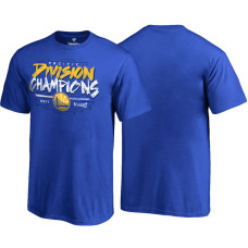 Youth Golden State Warriors Royal 2017 Pacific Division Champions T-Shirt
