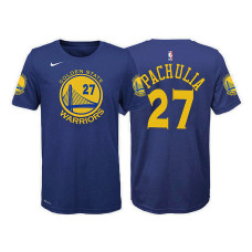 Youth Golden State Warriors #27 Zaza Pachulia Icon T-Shirt